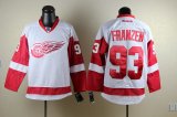 Detroit Red Wings #93 Johan Franzen White NHL Jerseys