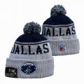 2024 Cowboys gray navy NFL Sports Cuffed Knit Hats 01