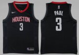 Nike Houston Rockets #3 Chris Paul black nba basketball jersey