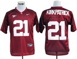 Alabama Crimson Tide #21 Dre Kirkpatrick red College Football Jersey