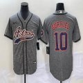 Nike Houston Astros #10 Yuli Gurriel Hemp grey majestic baseball jerseys Joint name -BD 01