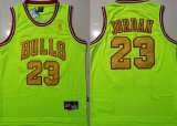 Chicago Bulls #23 Michael Jordan light green nba basketball Jersey-LT