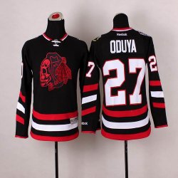 Youth Reebok Chicago Blackhawks Johnny Oduya #27 black nhl Jersey