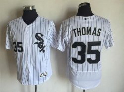 Chicago White Sox 35 Frank Thomas white Flexbase Authentic Collection Jersey