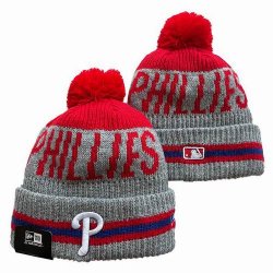 2024 Philadelphia Phillies gray red MLB Cuffed Knit Hats