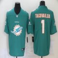 Nike Miami Dolphins Tua Tagovailoa green fashion color Rush Limited Jerseys