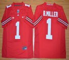 2015 Ohio State Buckeyes Braxton Miller 1 NCAA Football Jersey - Red