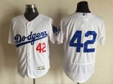 2016 Los Angeles Dodgers #42 white elite baseball jerseys