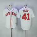 Boston Red Sox #41 Sale white MLB baseball Jerseys