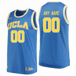 Custom UCLA Bruins blue College Basketball Authentic Jersey