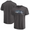 Seattle Seahawks Majestic Big & Tall Fierce Intensity T-Shirt â€“ Heathered Charcoal