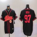 Nike San Francisco 49ers #97 Nick Bosa black Mexico baseball jerseys Joint name-BD 01