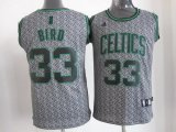 Boston Celtics BIRD 33# gray nba limited jerseys