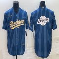 Los Angeles Dodgers Blank blue majestic baseball Jerseys-BD 04