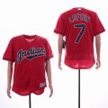 Cleveland Indians #7 Kenny Lofton red Flexbase Authentic Collection Jersey