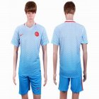 2016 Turkey team skyblue soccer jersey away