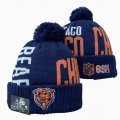 2024 Chicago Bears dark blue orange white NFL Sports Cuffed Knit Hats