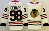 Adidas Chicago Blackhawks #98 Connor Bedard white Hockey Jersey-FH