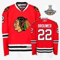 Chicago Blackhawks #22 BROUWER Red NHL Jerseys