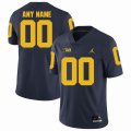 Customized Michigan Wolverines BIG Navy Blue College Football Jerseys