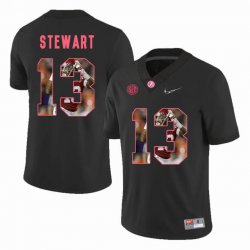 Custom Alabama Crimson Tide #13 ArDarius Stewart black College Color Rush Limited Jerseys