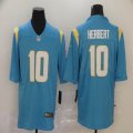 Nike Chargers #10 Justin Herbert skyblue Color Rush Limited Jersey