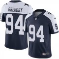 Nike Cowboys #94 Randy Gregory blue thanksgiving Color Rush Limited Jersey