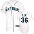 seattle mariners 36# LEE White baseball jerseys