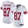 Women New York Giants #87 Shepard Nike white Color Rush Limited Jersey