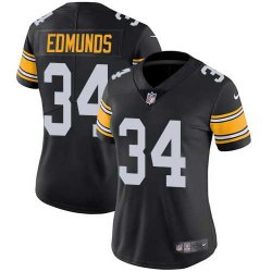 Youth Nike Pittsburgh Steelers #34 Terrell Edmunds black Color Rush Limited Jersey