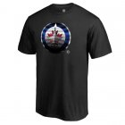 Men's Winnipeg Jets Fanatics Branded Black Midnight Mascot Big & Tall T-Shirt