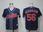 MLB Jerseys Cleveland Indians 56 Herrmann Blue