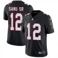 Nike Atlanta Falcons #12 Mohamed Sanu SR black color Rush Limited Jersey