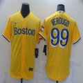 Nike Boston Red Sox #99 Yellow Flexbase Authentic Collection Jersey-BD 01