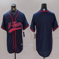 Houston Texans blue with baseball jerseys Joint Name