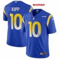 Women Nike Los Angeles Rams #10 Cooper Kupp blue Color Rush Limited Jerseys