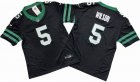 New York Jets 5# Garrett Wilson Nike Legacy Black Vapor F.U.S.E. Limited Jersey