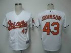 Baltimore Orioles 43 Jim Johnson white MLB Jerseys