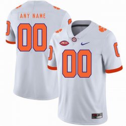 Custom 2018 Clemson Tigers white limited college football jersey