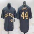 2022 MLB All Star Nike Houston Astros #44 Yordan Alvarez gray majestic baseball jerseys 01