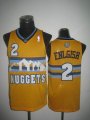 Denver Nuggets ENGLISH 2 yellow nba Jersey