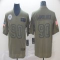 Dallas Cowboys #90 DeMarcus Lawrence Nike Camo 2019 Salute to Service Limited Jersey