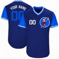 Custom Chicago Cubs blue baseball jerseys(2)