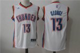 Oklahoma City Thunder #13 Paul George white Basketball Jerseys