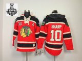 2013 NHL Stanley Cup Chicago Blackhawks Patrick Sharp 10# red jerseys