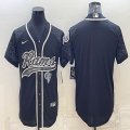 Nike Rams blank black baseball jerseys Joint name-BD