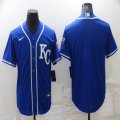 Nike kansas city royals blue majestic baseball jerseys -BD