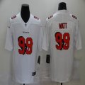 Houston Texans #99 J.J. Watt Nike white fashion Color Rush Limited Jersey-BD