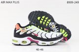 Nike Air Max Plus TN black white yellow shoes