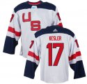 United States 2016 World Cup #17 Ryan Kesler white Hockey jerseys